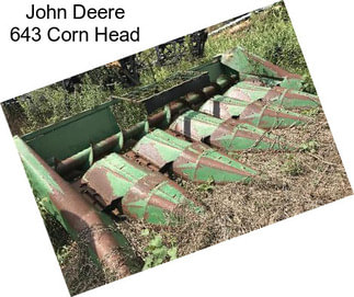 John Deere 643 Corn Head