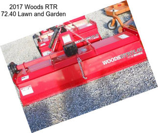 2017 Woods RTR 72.40 Lawn and Garden