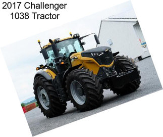 2017 Challenger 1038 Tractor