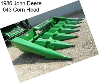 1986 John Deere 643 Corn Head