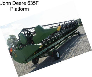 John Deere 635F Platform