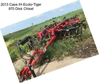 2013 Case IH Ecolo-Tiger 870 Disk Chisel