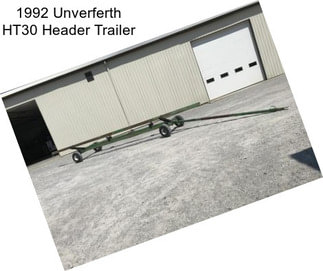 1992 Unverferth HT30 Header Trailer