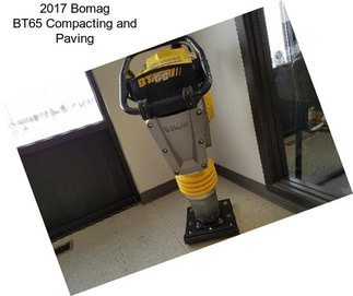 2017 Bomag BT65 Compacting and Paving