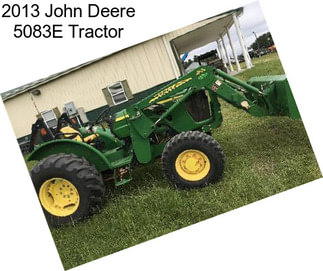 2013 John Deere 5083E Tractor