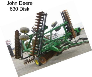 John Deere 630 Disk