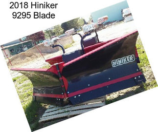 2018 Hiniker 9295 Blade