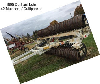 1995 Dunham Lehr 42 Mulchers / Cultipacker