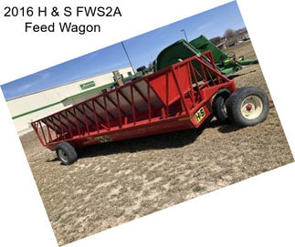 2016 H & S FWS2A Feed Wagon