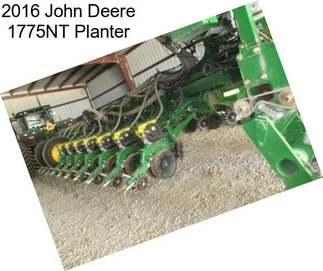 2016 John Deere 1775NT Planter