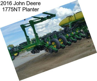 2016 John Deere 1775NT Planter