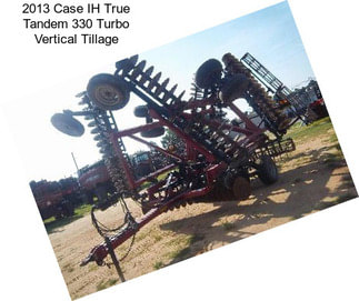 2013 Case IH True Tandem 330 Turbo Vertical Tillage