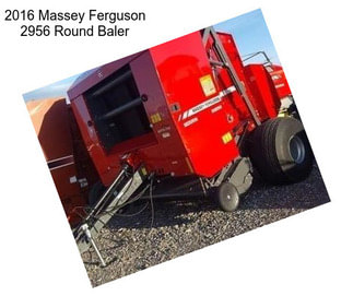 2016 Massey Ferguson 2956 Round Baler