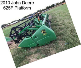 2010 John Deere 625F Platform