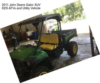 2011 John Deere Gator XUV 825I ATVs and Utility Vehicle