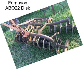 Ferguson ABO22 Disk