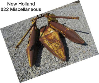 New Holland 822 Miscellaneous