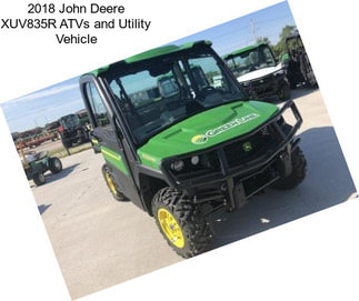 2018 John Deere XUV835R ATVs and Utility Vehicle