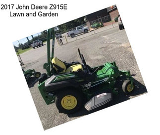 2017 John Deere Z915E Lawn and Garden