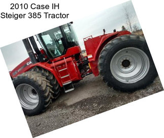 2010 Case IH Steiger 385 Tractor