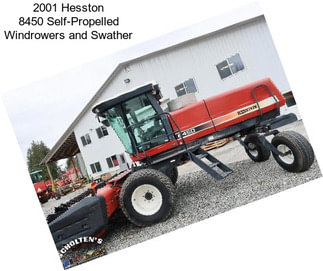 2001 Hesston 8450 Self-Propelled Windrowers and Swather