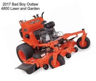 2017 Bad Boy Outlaw 4800 Lawn and Garden