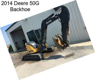 2014 Deere 50G Backhoe
