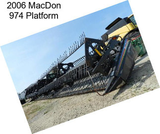 2006 MacDon 974 Platform