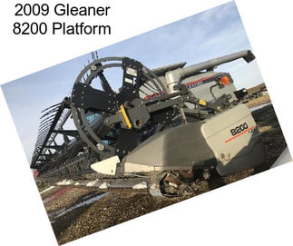 2009 Gleaner 8200 Platform