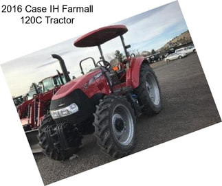 2016 Case IH Farmall 120C Tractor