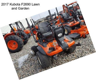 2017 Kubota F2690 Lawn and Garden