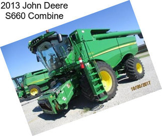 2013 John Deere S660 Combine