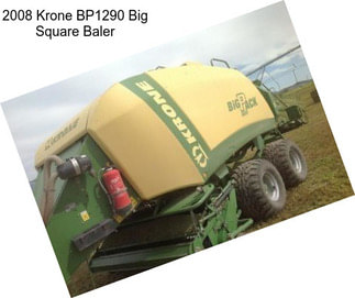 2008 Krone BP1290 Big Square Baler