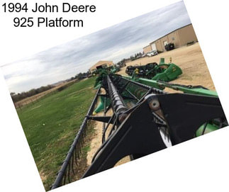 1994 John Deere 925 Platform