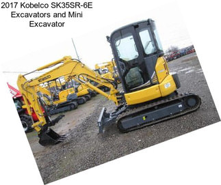 2017 Kobelco SK35SR-6E Excavators and Mini Excavator