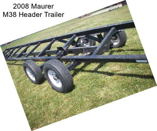 2008 Maurer M38 Header Trailer