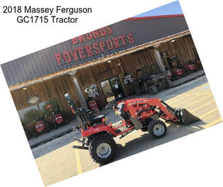 2018 Massey Ferguson GC1715 Tractor