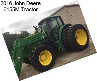 2016 John Deere 6155M Tractor