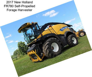 2017 New Holland FR780 Self-Propelled Forage Harvester