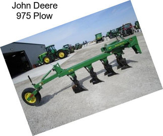 John Deere 975 Plow