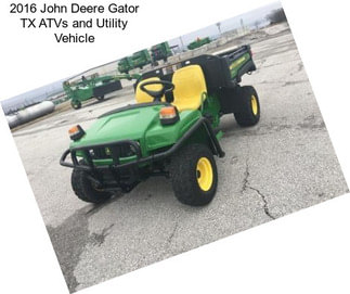 2016 John Deere Gator TX ATVs and Utility Vehicle