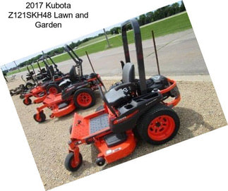 2017 Kubota Z121SKH48 Lawn and Garden