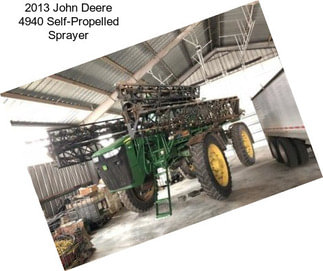 2013 John Deere 4940 Self-Propelled Sprayer