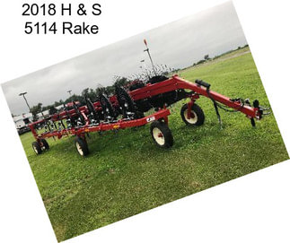 2018 H & S 5114 Rake