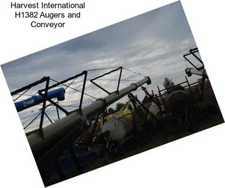 Harvest International H1382 Augers and Conveyor