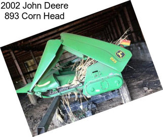 2002 John Deere 893 Corn Head