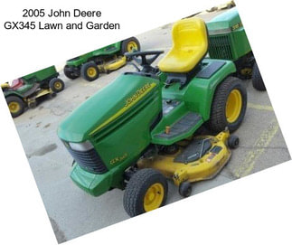 2005 John Deere GX345 Lawn and Garden