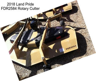 2018 Land Pride FDR2584 Rotary Cutter