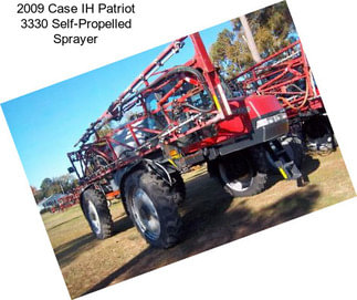 2009 Case IH Patriot 3330 Self-Propelled Sprayer