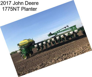 2017 John Deere 1775NT Planter